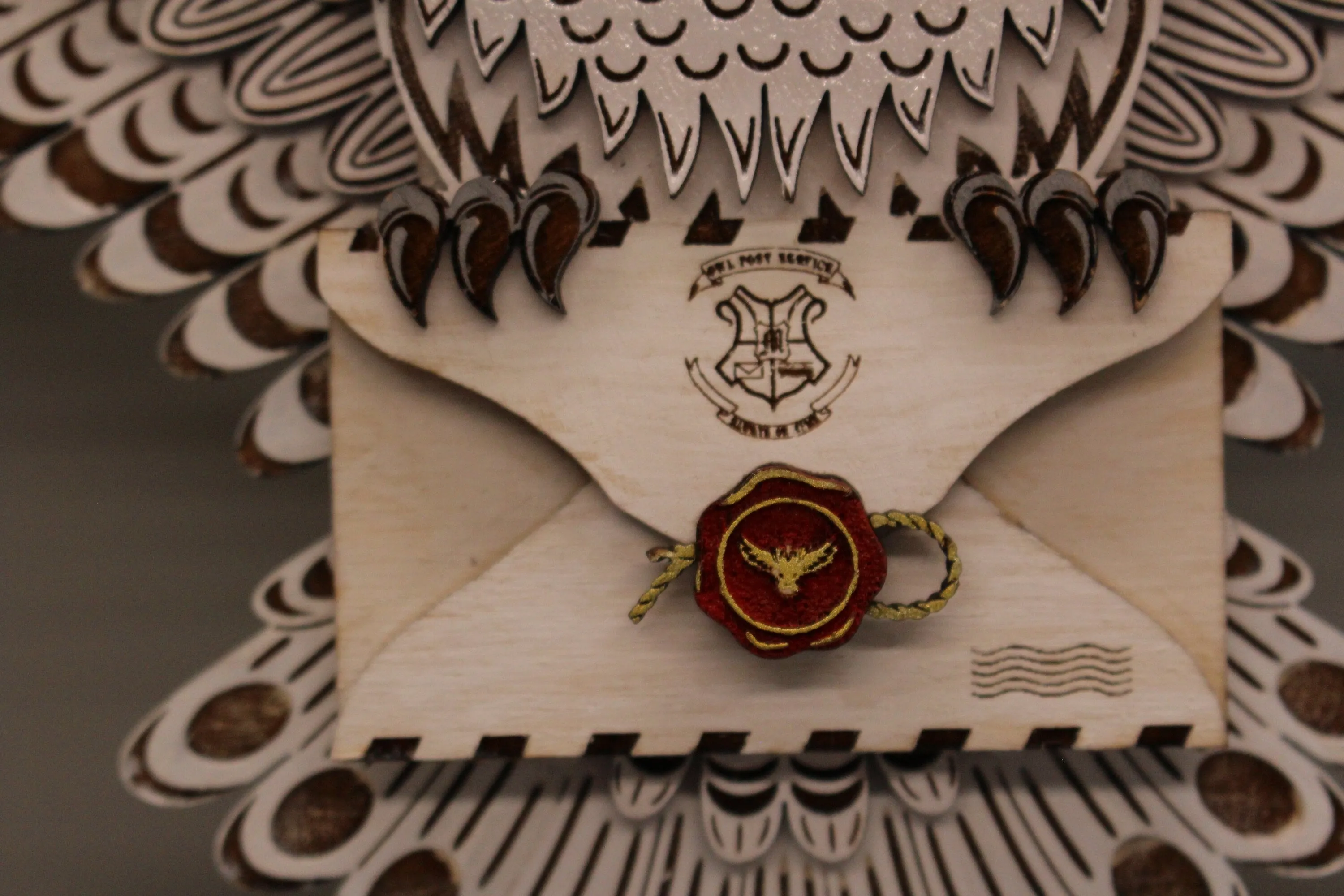 12 layered Mandala Mail delivery Owl