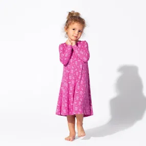 Ballerina Bamboo Girls' Long Sleeve Dress