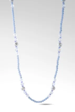 Beaded Angelite Necklace™ in Watermark