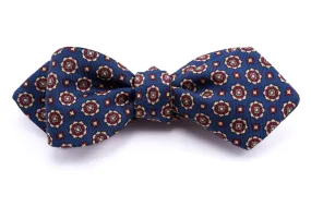 Blue Neats Madder Silk Bow Tie