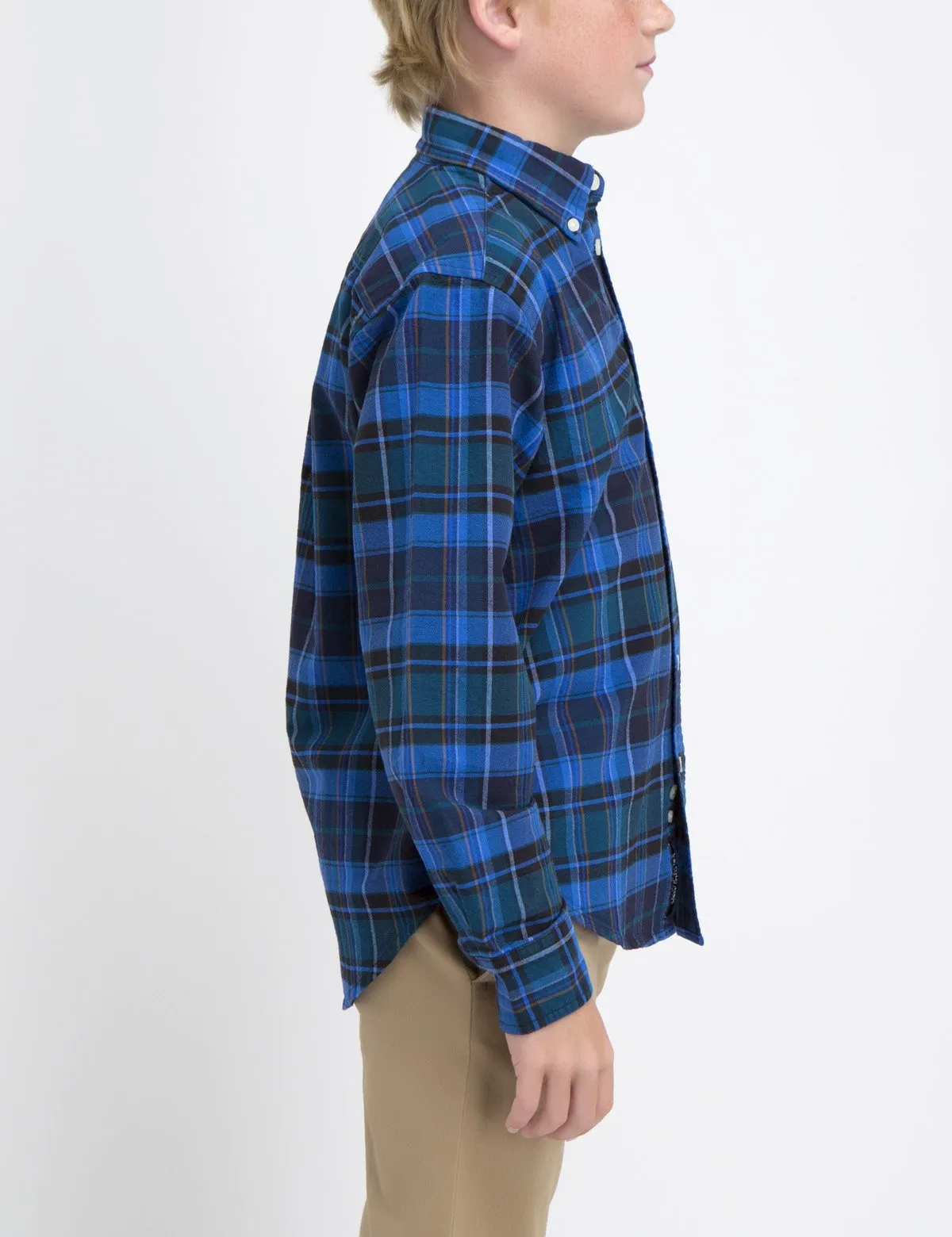 BOYS PLAID SHIRT