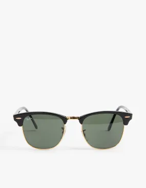 Clubmaster Sunglasses - Ebony/Arista Crystal Green 51