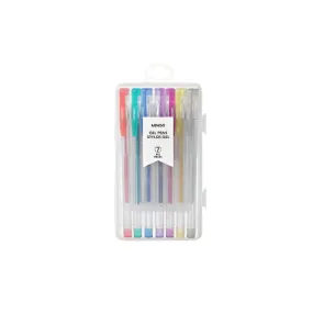 Colored Gel Pens 7 pcs(Glitter)