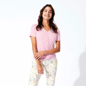 Fall Floral Bamboo Women's Pajama Set