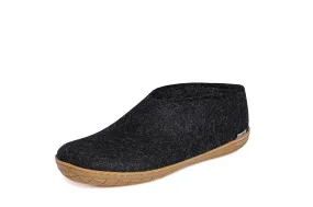 Glerups Slippers: Shoe, Charcoal, Honey Rubber AR-02-00