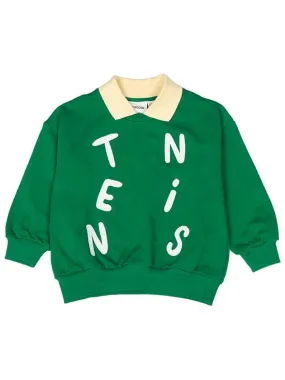 Kids collar sweatshirt 2422015975 GREEN