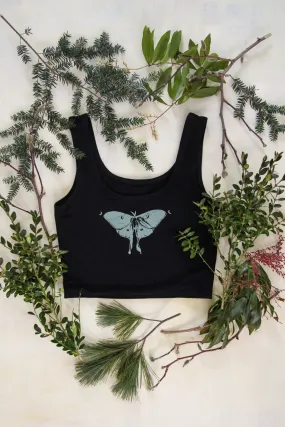 Midnight Luna Moth Yoga Top