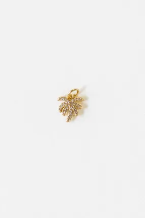 Mini Rhinestone Palm Tree Charm