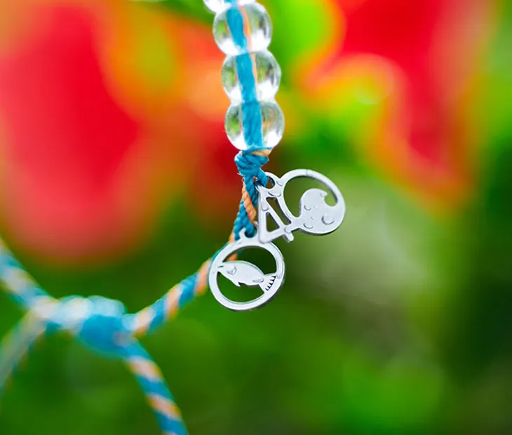 Parrotfish Vintage Beaded Bracelet