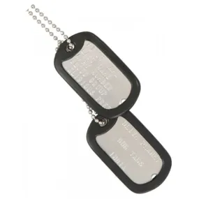 Set Of 2 Personalised Dog Tags - Rivet Holes