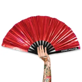 XL Festival Fan - Iridescent, Raunchy Red